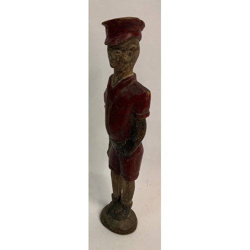 633 - Vintage Colonial Tribal Art Figure Standing 27 cms High