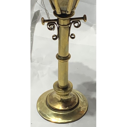 82 - Antique Novelty Lighter in The Form Of A Streetlamp. 24cms High