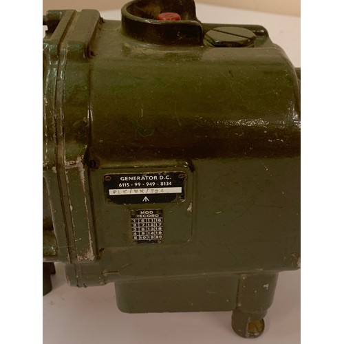 351 - A Hand Crank Military Generator DC.