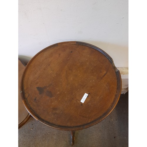 320 - 2 x Side/Lamp Pedestal Tables