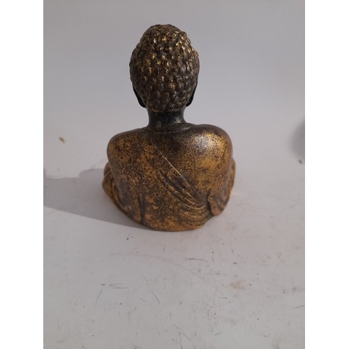 22 - Composite  Buddha Figure  Standing 14cm high