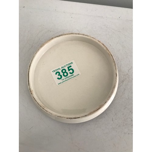 Mid 19thC Prattware Pot Lid no 366 Youth & Age