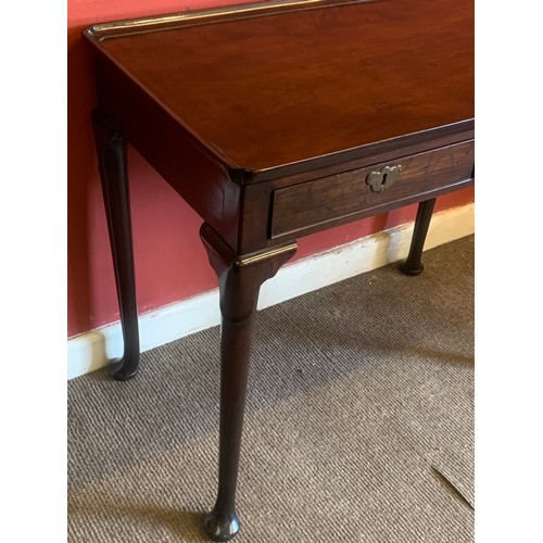 2 - Georgian Low Boy With Two Drawers Along With Two False Drawers To Reverse. 86 x 48 x 72 cms