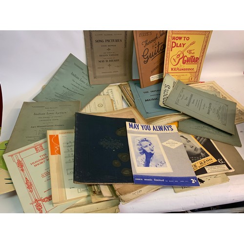 Quantity Of Vintage Music Books. (Box)