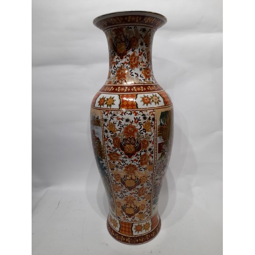 210 - Hand painted chinese vase Famille rouge 62cm