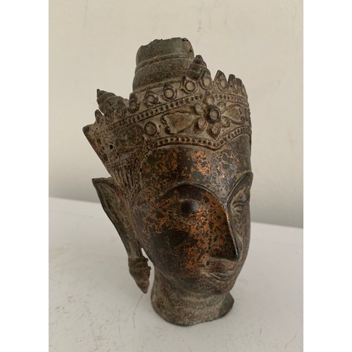 130 - Vintage Bronze Buddha head
13 cms h