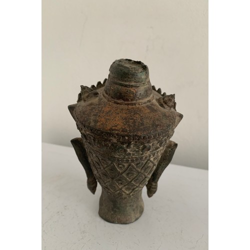 130 - Vintage Bronze Buddha head
13 cms h