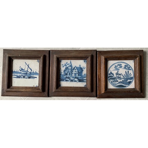 141a - Set Of 3 18thC Delft Tiles Framed
20x20 cms