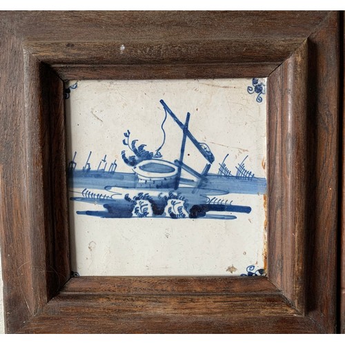 141a - Set Of 3 18thC Delft Tiles Framed
20x20 cms