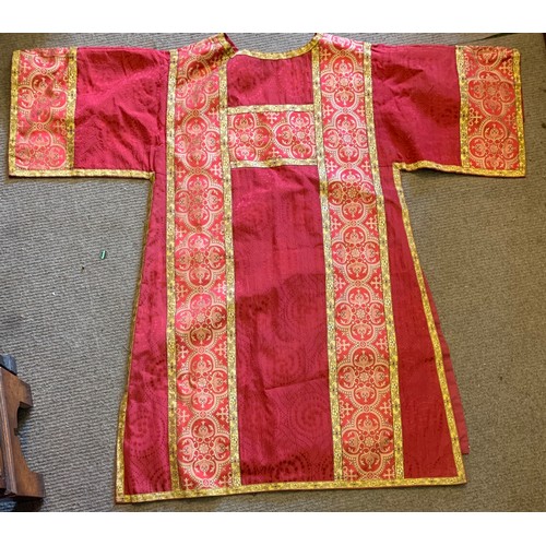 162 - Similar To Previous Lot Religious Vestment With Embroidery.