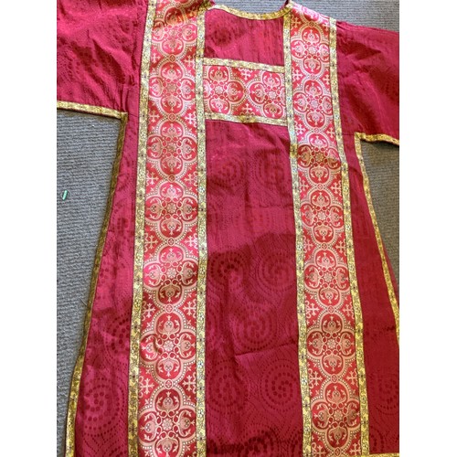 162 - Similar To Previous Lot Religious Vestment With Embroidery.