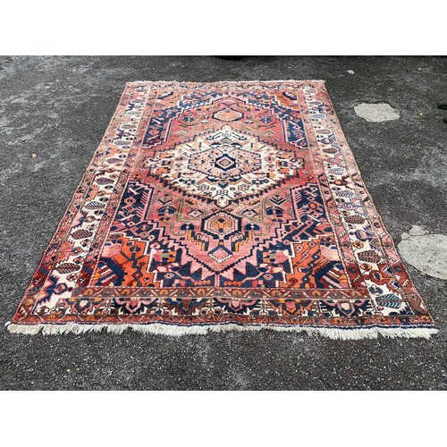 92 - Large Decorative Hand Made Rug 319 x 216 cms