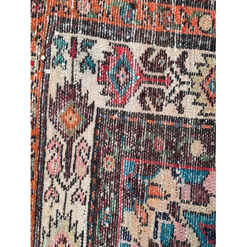 93 - Decorative Hand Made Ground Rug 210 x 140 cms