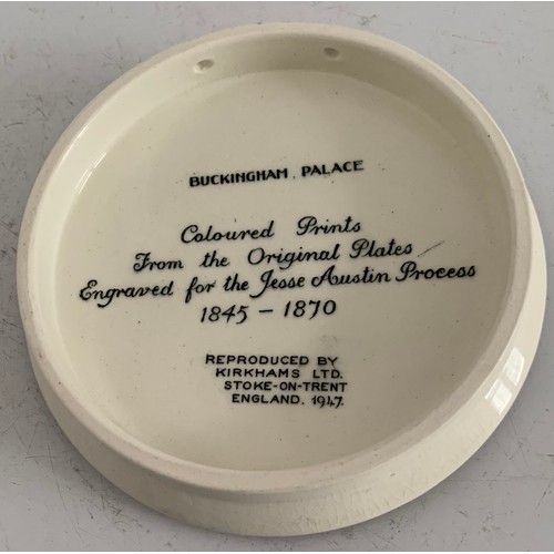 109 - Buckingham Palace Pot Lid By Kirkhams Ltd 1947 From The Original Plates For The Jesse Austin Process... 