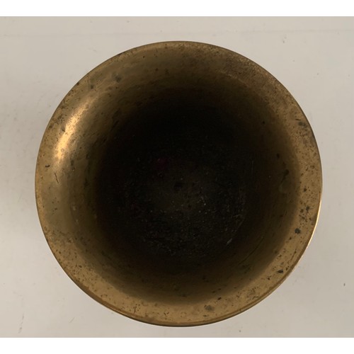 111 - 18/19thC  Bronze Mortar
12 cms diameter x 11 cms h