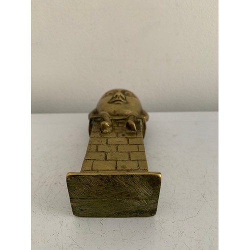 106 - Antique Brass Humpty Dumpty Money Box
15 cms h