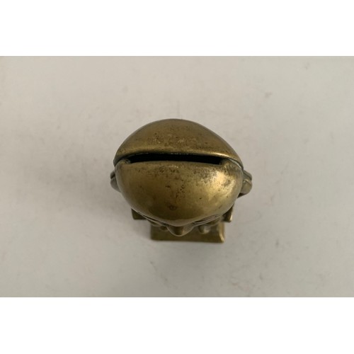 106 - Antique Brass Humpty Dumpty Money Box
15 cms h