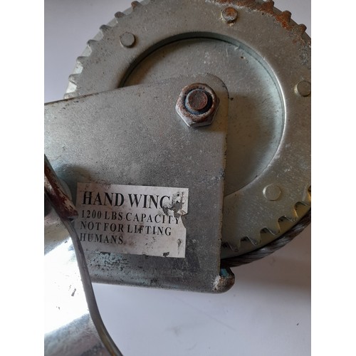 19 - Unused Handwinch up to 1200lbs