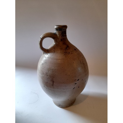 40 - 2 x earthenware jugs, largest 32 cm