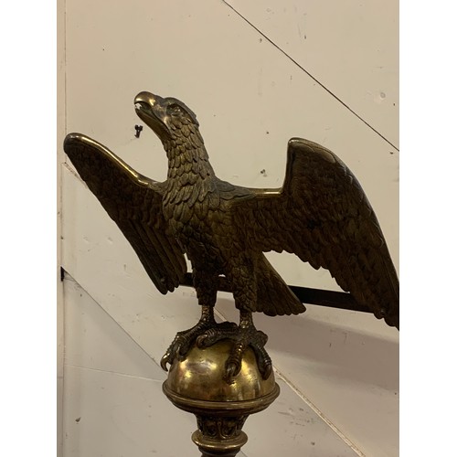 251 - Antique Eagle Lectern Made By Benham And Froud London.The Lectern Sits On Lion Paw Feet With A Legen... 