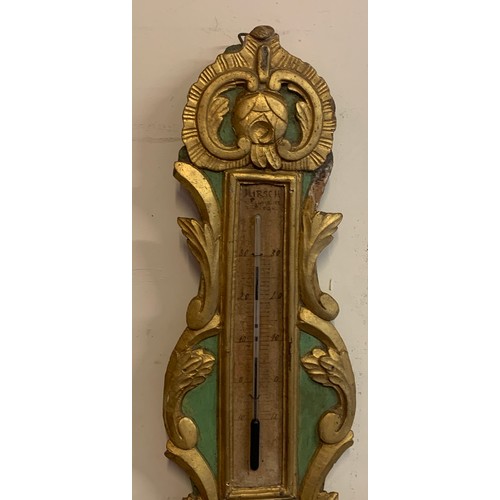 181 - Antique Baroque Style Barometer
 96 cms