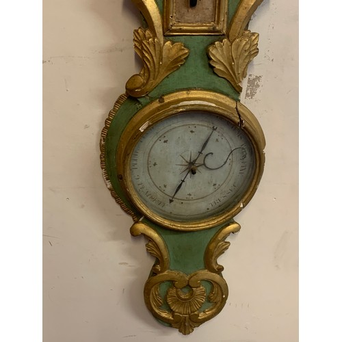 181 - Antique Baroque Style Barometer
 96 cms