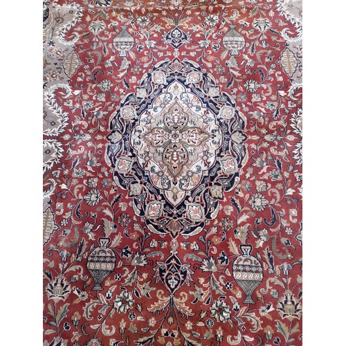 87 - Large Decorative Ground Rug  362 x 246 cms