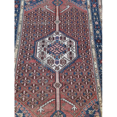 97 - Hand Made Ground Rug 184 x 117 cms