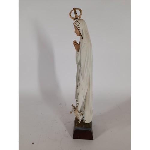 92 - Ceramic Religious figure standing 38cm high