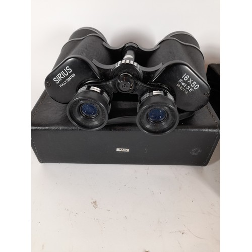 97 - 3 X Pairs of vintage Binnoculars