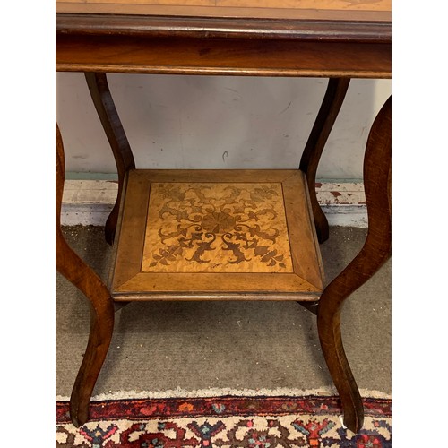 26 - Vintage Occasional Inlaid European Table. 56 x 56 x 73 cms