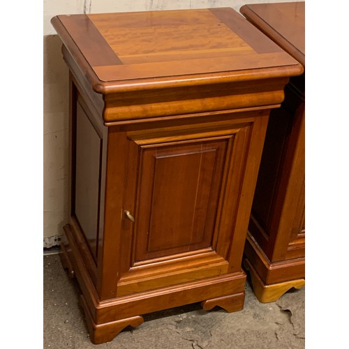 30 - Pair Of Continental Bedside Cabinets. 45 x 35 x 71 cms