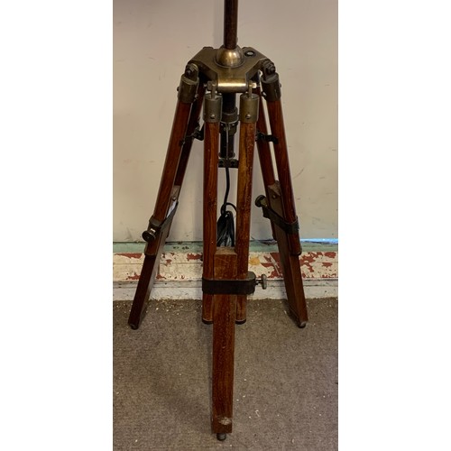 229 - Antique Style Tripod Floor Lamp