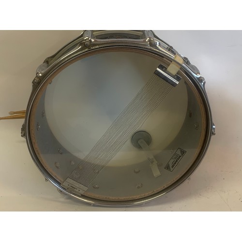 231 - Vintage Royal Star Snare Drum 40 cms Diameter Along With Two Drumsticks.