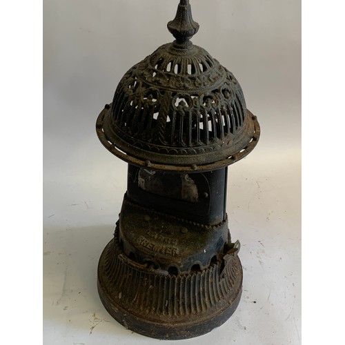 268 - Archibald Kenrick And Sons Cast Iron Stove 'Large Premier ' Complete . 43 cms High