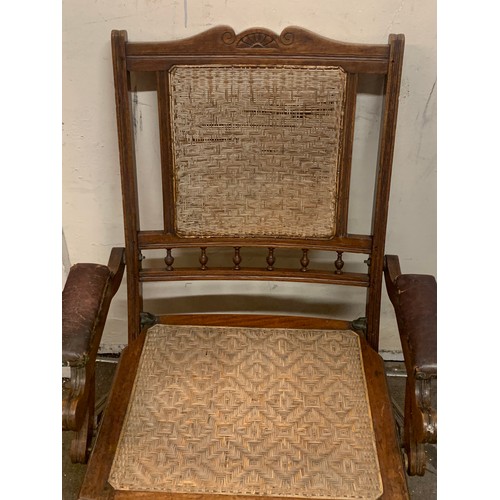 61 - Antique Campaign Folding Chair.