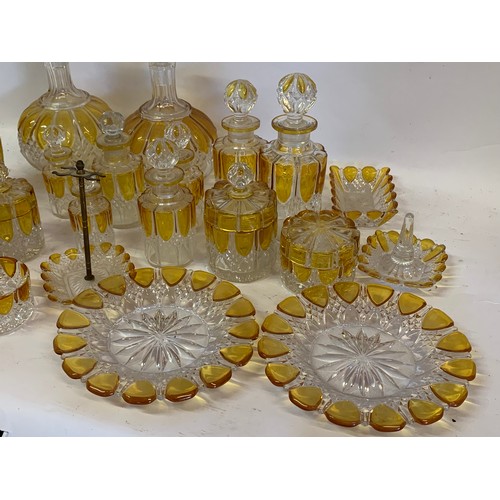 312 - Quantity Of Vintage European Coloured Glassware .