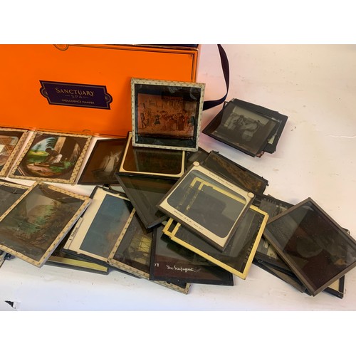 315 - Large Quantity Of Over 320 Glass Magic Lantern Slides Various Subjects.