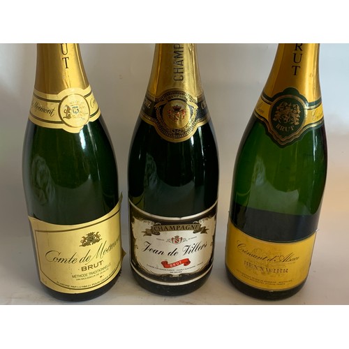 335 - Three Bottles Of Champagne / Brut 750 Ml And 75cl (3)