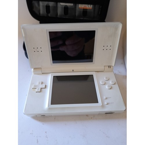 164 - Nintendo DS lite with 3 games and case