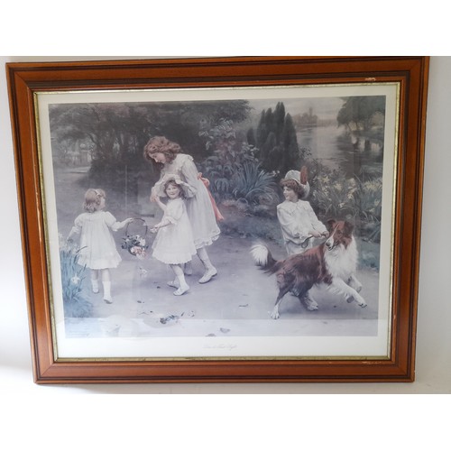 191 - Framed and Glazed Print entitled 'Love at First Sight' 68cm x 83cm