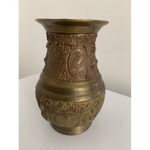 345 - Unusual Vintage Bronze Vase Having Buddha Motifs
15 cms h