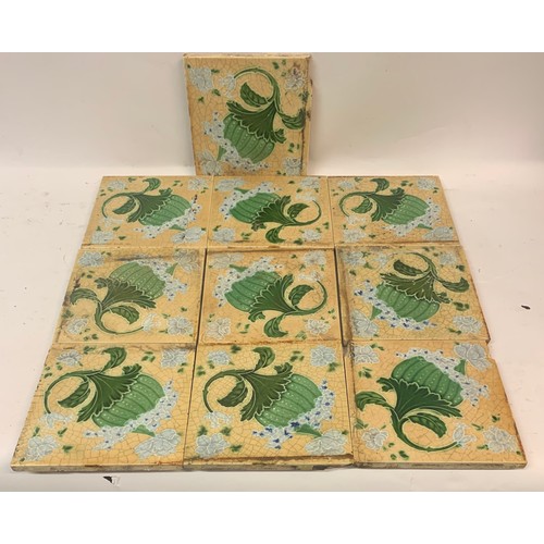 341 - Ten Antique Tiles. (10)