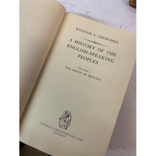 355 - Four 1950's Books By Winston S Churchill, The History Of The English Speaking Peoples (4)