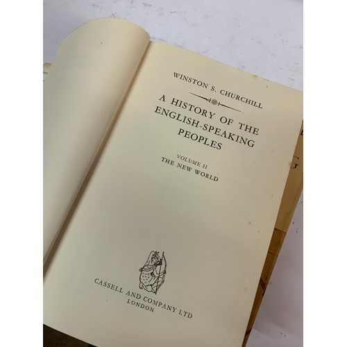 355 - Four 1950's Books By Winston S Churchill, The History Of The English Speaking Peoples (4)