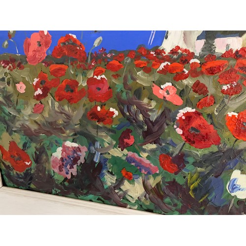 125 - Contemporary Framed And Signed Oil Painting - The Poppy Fields
56 x 70 cms