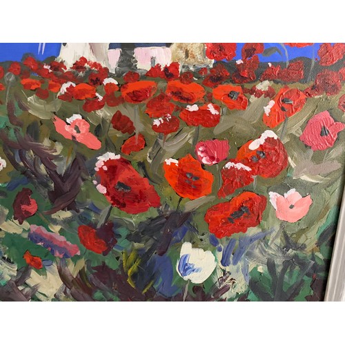 125 - Contemporary Framed And Signed Oil Painting - The Poppy Fields
56 x 70 cms