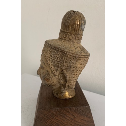 122 - Vintage Bronze Buddha Head (base not included)
15 cms h