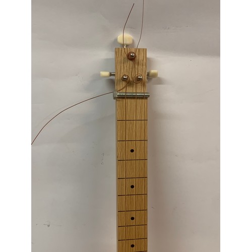 385 - Electric Blues Box Slide Guitar. 67 cms