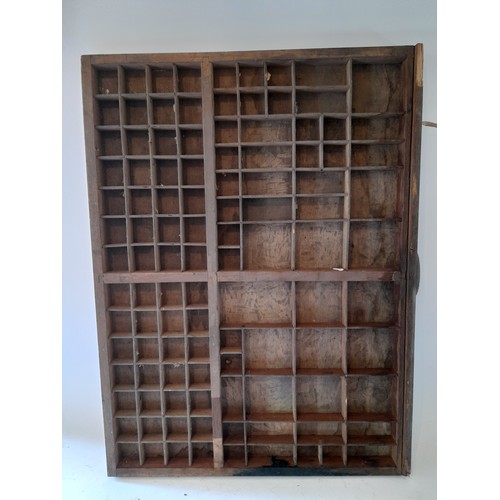 312 - Vintage Printers block Tray /  Drawer 67cm x 50cm